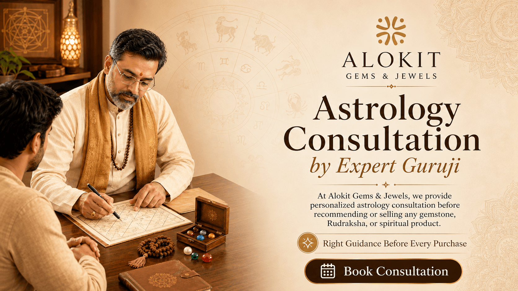 Personal astrology consultation with Guruji